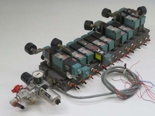 NUMATICS  082SA415M017N61  SOLENOID ASSY w MINIFOLD FLEXIBLOK  For Sale