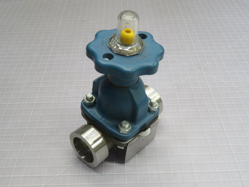 ITT  1-2470-R2-903 DIA-FLO MANUAL STAINLESS SOCKET WELD DIAPHRAGM VALVE  For Sale
