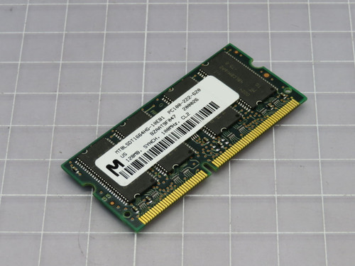 Lot of 9 MICRON  MT8LSDT1664HG-10EB1 PC100-222-620   For Sale