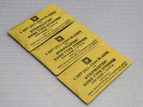 Lot of 3 IDEAL  L-4994    For Sale