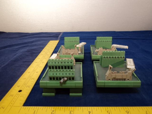 4 PHOENIX CONTACT FLKM 16 TERMINAL BLOCK T10157