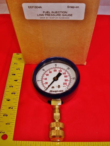 SNAP-ON EEFI304A 0-30 PSI FUEL INJECTION LOW PRESSURE GAUGE 8-2220