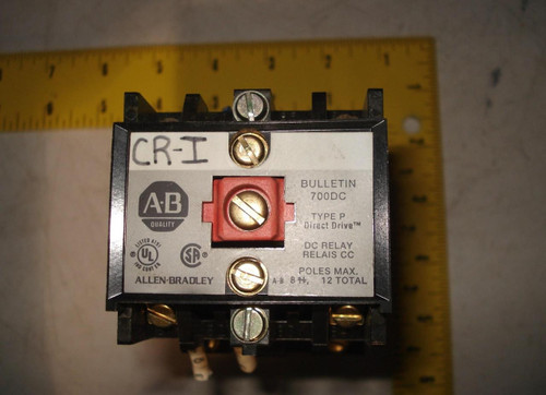 ALLEN-BRADLEY 700DC-PG000Z24 DC RELAY 12 POLES T6223