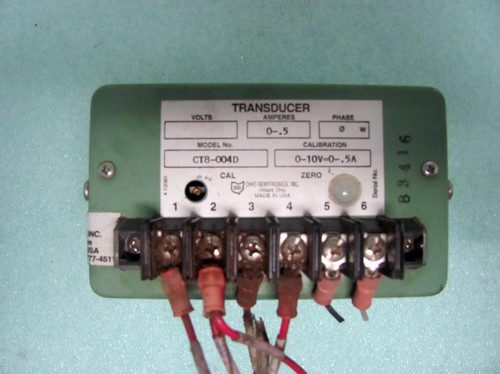 OHIO SEMITRONICS CT8-004D TRANSDUCER T6930