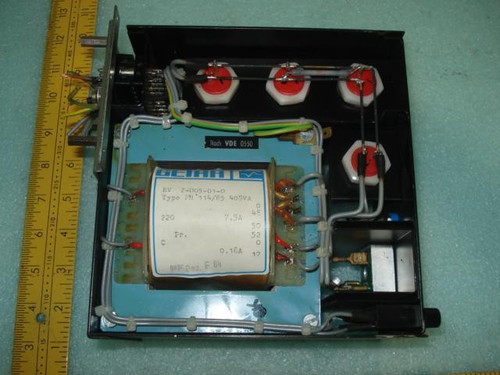 K&S 114/65 408VA DC TO AC POWER SUPPLY IN:220VAC OUT:75VDC 7.5A OR 17VAC 0.18A T8235