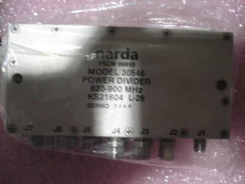 NARDA 30546 POWER DIVIDER 820-900MHZ T7132