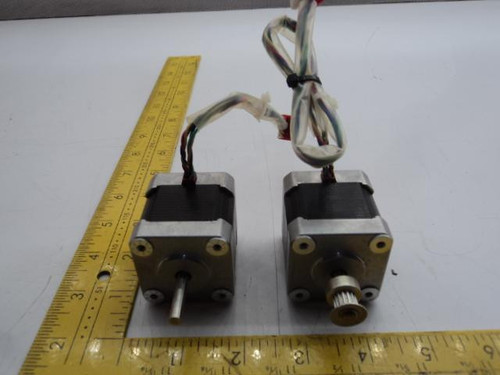 LOT OF 2 ORIENTAL MOTOR PX245-01AA VEXTA STEPPING MOTOR 2-PH 1.8* STEP 4VDC 1.2A T18600