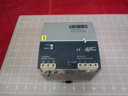 SOLA SDN 10-24-100 POWER SUPPLY T11910