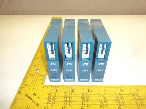 LOT OF 4 OMEGA ENGINEERING OM3-IV-P ISOLATED V INPUT SIGNAL CONDITIONERS T19428