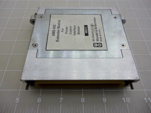 WANDEL & GOLTERMANN AMS-980 POWER CONTROL INTERFACE MODULE REV 3 EXTENDER MODULE T15958
