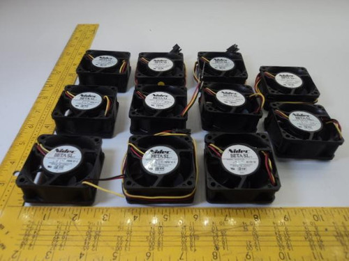 LOT OF 11 NIDEC M34313-68 BETA SL FANS 24VDC 0.16A T16644