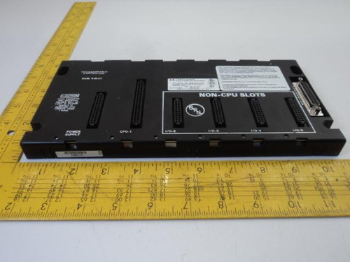 GE FANUC IC693CHS397M PROGRAMMABLE CONTROLLER I/O RACK CPU 5-SLOT BASE T16921