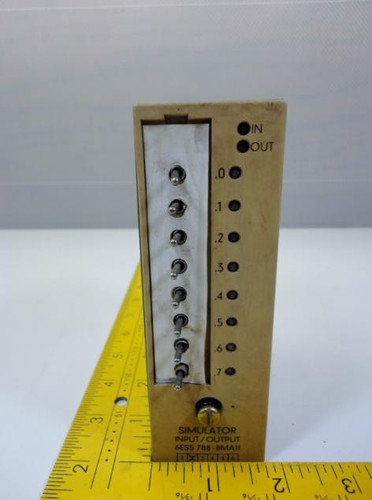 SIEMENS 6ES5-788-8MA11 SIMULATOR INPUT/ OUTPUT T14991