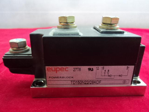 EUPEC TD150N22/28KOF PHASE CONTROL THYRISTOR MODULE/POWER BLOCK T20826
