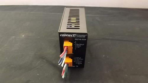 CONNECT POWER 992748 0024 DC POWER SUPPLY 24 VDC T22531