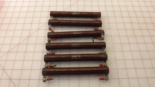 LOT OF 6 CLAROSTAT VK-100-N RESISTORS T31542
