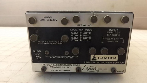 LAMBDA LXS-C-5-OV POWER SUPPLY T32885