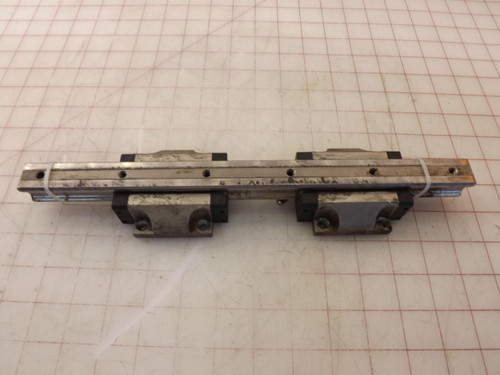 LOT OF 2  1651-22X-10 BEARINGS W/ 13'' CNC LINEAR SLIDE RAILS