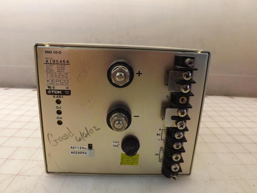TDK RMX 05-D K195464 ADJUSTABLE POWER SUPPLY T33737