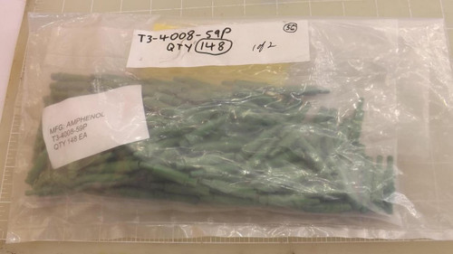 LOT OF 148 GLENAIR T3-4008-59P TWINAX SEAL PLUGS T34090