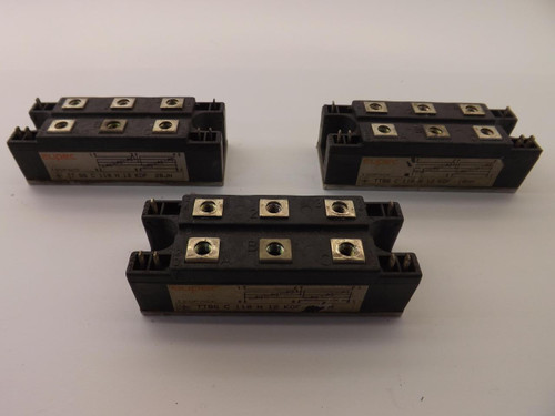 LOT OF 3 EUPEC TTB6 C 110 N 12 KOF 18HN 142TT B6C 110 N K BRIDGE MODULES T35861