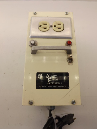 POWER UNITY ELECTRONICS CP120-S UNITY POWER SYSTEM T37371