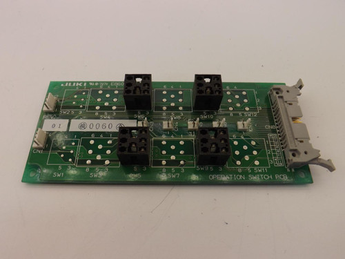 JUKI E8604725AAO REV 01 0060 OPERATION SWITCH PCB BOARD T39397