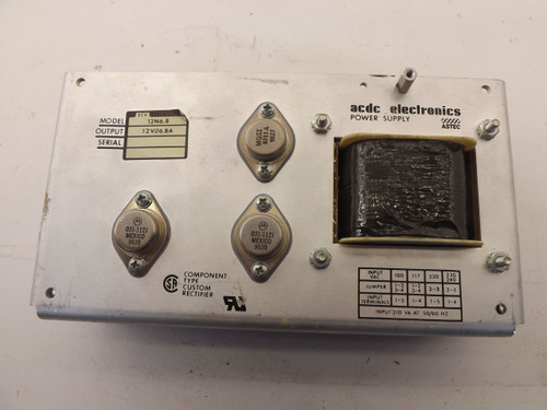 ASTEC ACDC ELECTRONICS 12N6.8 POWER SUPPLY T39960
