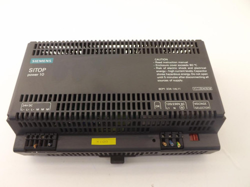 SIEMENS 1P 6EP1334-1AL11 SITOP POWER 10 POWER SUPPLY T39179