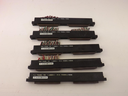 LOT OF 5 HP HEWLETT PACKARD 09420-20002 753001/4530 MAC PANEL CONNECTORS