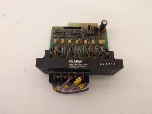 GE FANUC IC610MDL111A 24VAC/DC SOURCE INPUT MODULE 8 CIRCUITS T39147