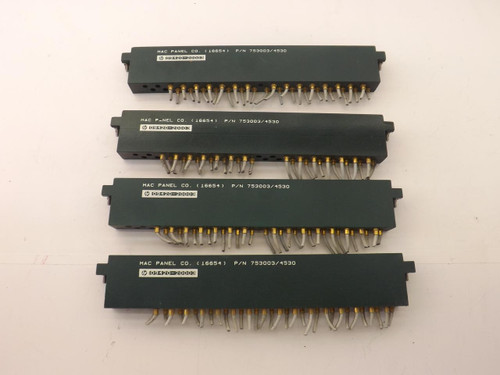 LOT OF 4 HP HEWLETT PACKARD 09420-20003 753003/4530 MAC PANEL T40931