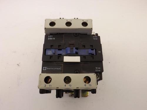 TELEMECANIQUE LC1D8011 MOTOR STARTER 600 V MAX 230-575 V  15 HP-60HPT41545