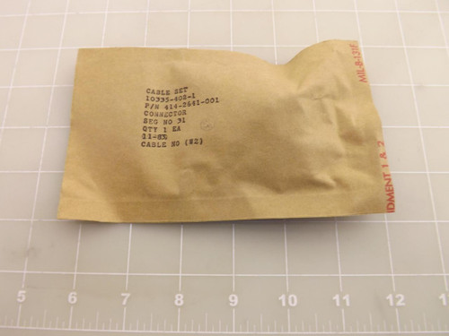 414-2641-001 10335-402-1 CABLE SET CONNECTOR T44718