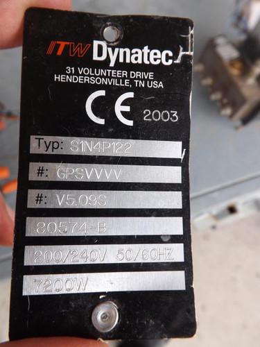 ITW DYNATEC S1N4P122 GLUE SILICON MELTER T41344
