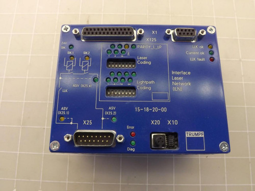 TRUMPF 15-18-20-00 INTERFACE LASER NETWORK MODULE T47013