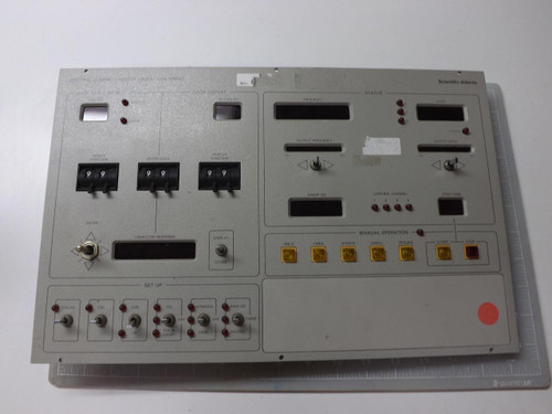 SCIENTIFIC ATLANTA 21904100C SD415A SPECTRAL DYNAMICS DIGITAL SINE SERVO FRONT PANEL T50997