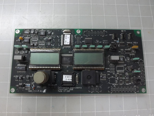 CALIFORNIA INSTRUMENTS 4005-764-1 4005-714-1 CIRCUIT BOARD DISPLAY ASSEMBLY T50729