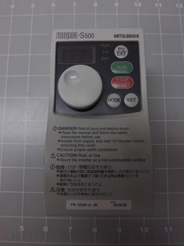 MITSUBISHI FR-S520-0.2K INVERTER T48571