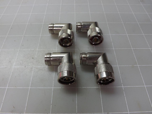 LOT OF 4 FEMALE RIGHT ANGLE ADAPTER T50633