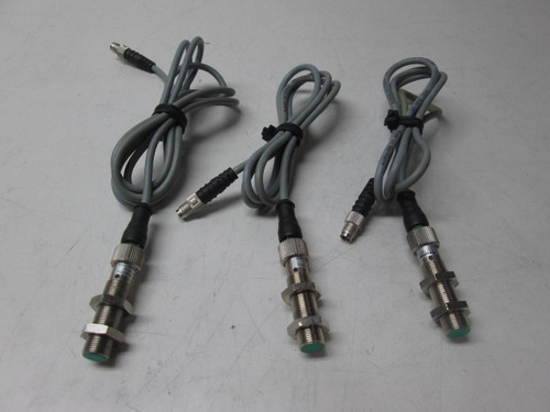 LOT OF 3 BAUMER IFRM 12P1701/S14L INDUCTIVE PROXIMITY SENSORS T55070