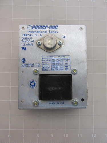 LOT OF 2 POWER ONE HB24-1.2-A POWER SUPPLY T52991