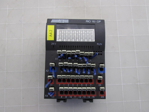 SAIA RIO 16 I DP PCD0.G120 PLC MODULE T54118