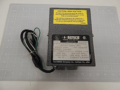 SIMCO H166 4001273 OUTPUT POWER UNIT T58904