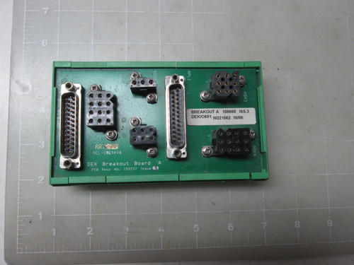 DEK BREAKOUT 155537 BOARD MODULE T55280