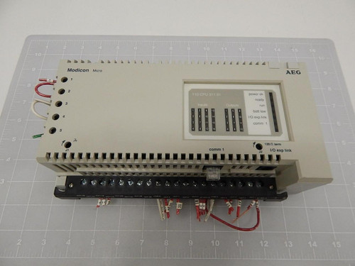 MODICON 110 CPU 311 01 MICRO CPU AC PS T59338