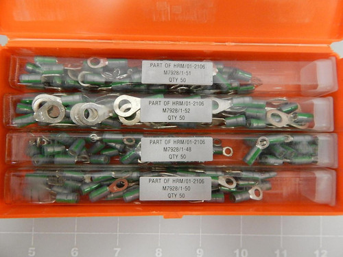 HRM/01-2106 5940-01-267-6797 TERMINAL LUGS FOR SIZE 14 WIRE M7928/1-48 -50 -51 -52 T60878