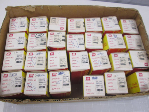 LOT OF 681 OHMITE B5J47R RESISTORS T62356