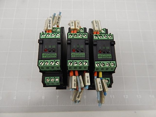 LOT OF 3 MURR ELEKTRONIK 51410 MODULES T57466
