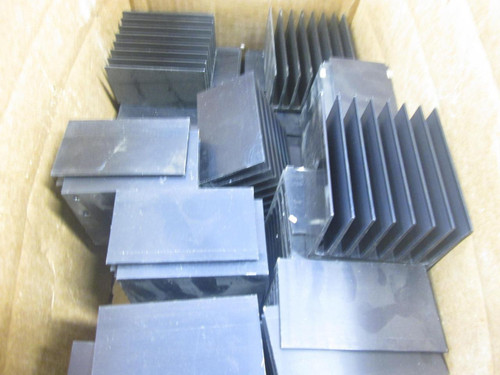 LOT OF 40 3" X 3-1/2" X 2" ALUMINUM HEAT SINK T64424